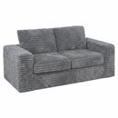 Advwin 162cm Loveseat Floor Sofa Corduroy Boneless Couch