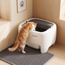 Advwin Open-Top Self Cleaning Cat Litter Box w/ Odor Control