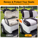 Advwin EZGO Golf Cart Front Bench Seat Covers Polyester Mesh