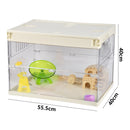 Advwin Foldable Transparent Hamster & Guinea Pig Cage