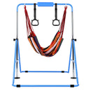 Advwin Kids Gymnastics Bar with Swing & Mat & Rings
