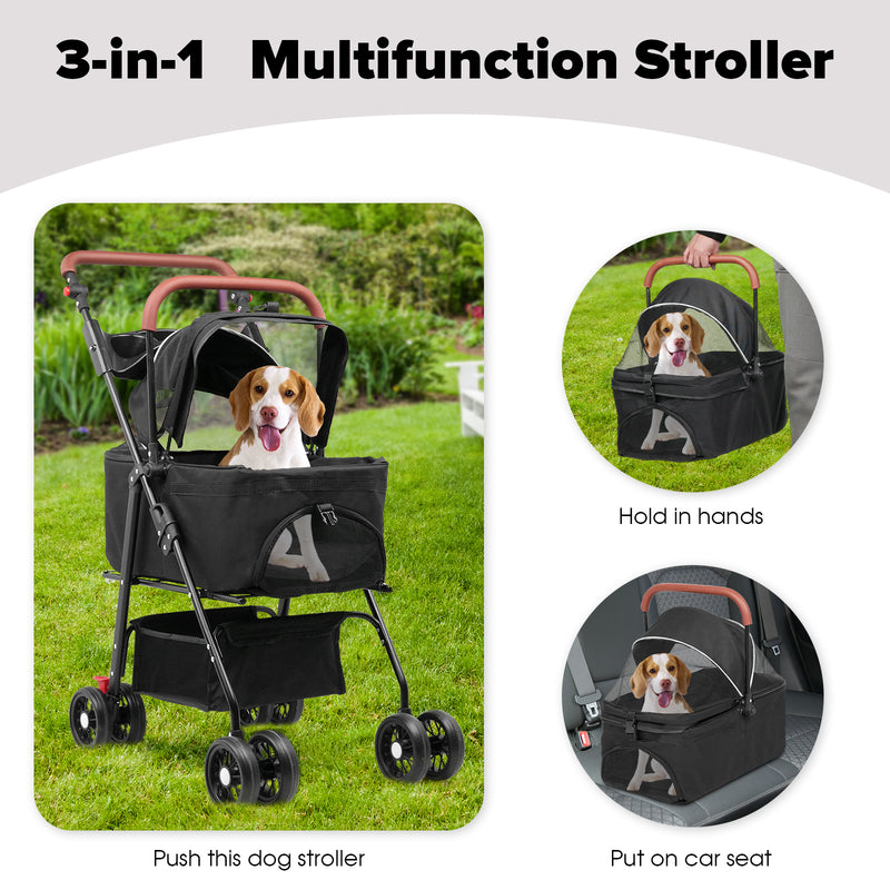 Advwin Large Pet Stroller Pram