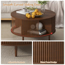 Advwin 80cm Round Coffee Table