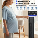 Advwin Electric Tower Fan w/ 90° Oscillation & Remote