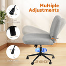 Advwin Armless Cross-Legged Ergonomic Office Chair