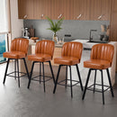Advwin Set of 4 360° Swivel Bar Stools
