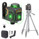 Advwin 12 Line Green Laser Level 360° Self-Leveling