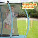 Advwin 14FT Trampoline Outdoor Recreational Trampoline Blue