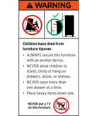 Advwin Floor Lamp with Table & 2 Drawers Nightstand