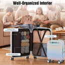 Advwin 2PCS Attachable Hardshell Luggage Set 14/20 Inch
