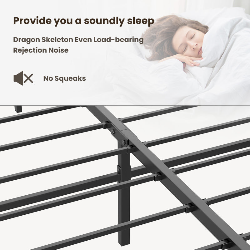 Advwin Metal Bed Frame Mattress Platform Foundation