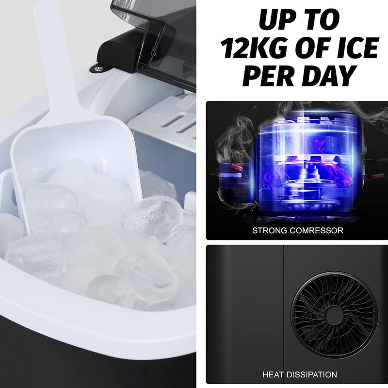 Advwin Portable Ice Maker Machine 12kg/24h