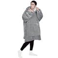 Advwin Oversized Sherpa Wearable Blanket Hoodie Adult