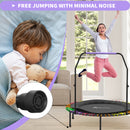 Advwin 40" Mini Trampoline Rebounder w/Resistance Bands