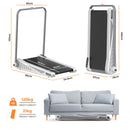 Advwin Treadmill Compact Walking Pad Silver