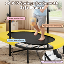 Advwin 55" 2-Person Mini Trampoline with 5-Level Adjustable Handle