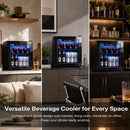 Advwin 36L Mini Beverage Cooler with Adjustable Temp