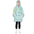 Advwin Oversized Sherpa Wearable Blanket Hoodie Kids