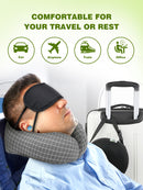 Travel Neck Pillow Washable 100% Pure Memory Foam