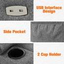 Advwin Massage Chair Electric Recliner Chairs Grey