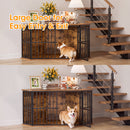Advwin 42.5" Corner Wooden Dog Crate Furniture