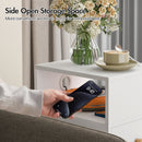 Advwin Narrow Sofa End Table with Drawer 25cm