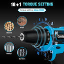 Advwin 21V Cordless Electric Drills Set