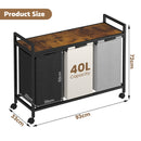 Advwin 3 Section Laundry Sorter Laundry Basket (Pre-Order)