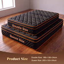 Advwin 34CM Mattress Black & Gold