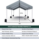 Advwin 3x6m Waterproof Carport Canopy Portable Garage