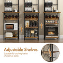 Advwin 5 Tiers Kitchen Bakers Rack with Power Outlet