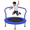 Advwin 36” Mini Trampoline Rebounder Handrail Foldable