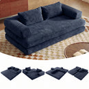 Advwin Folding Sofa Bed Convertible Floor Loveseat Sofa (Pre-Order)
