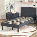 Advwin Bed Frame Single Size Mattress Base Upholstered