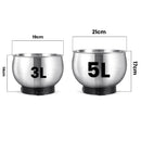 Advwin Stand Mixer with 5L & 3L Bowls 6 Speeds