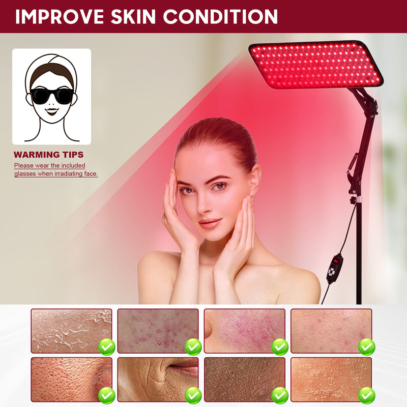 Advwin Red Light Infrared Light Therapy with Stand