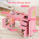 Advwin Manicure Table w/ Dust Collector LED Light