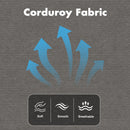 Advwin Convertible Futon Sofa Bed with Adjustable Backrest