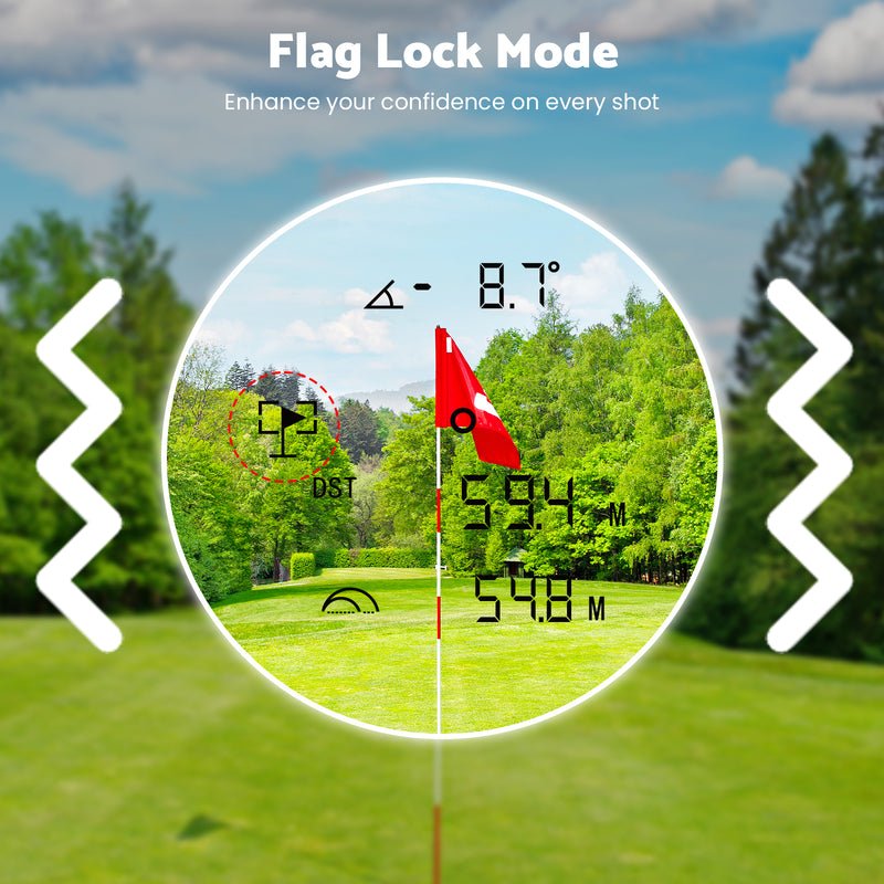 Advwin 1200m Laser Golf Rangefinder with Slope
