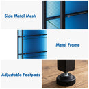 Advwin 5-Tier LED Display Cabinet with Open Shelves