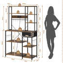 Advwin 6 Tiers Large Bakers Rack with Power Outlets