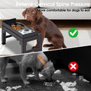Advwin Adjustable Elevated Dog Bowls with Slow Feeder