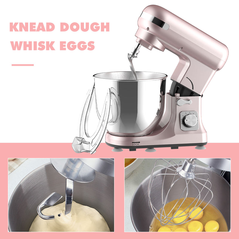 Advwin 6.5L 1400W Stand Mixer Pink