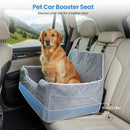 Advwin Dog Car Seat with Safety Belts & Storage