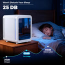 Advwin 4L Mini Fridge with LED Light White