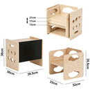 Advwin Kids Weaning Table & Chair Set with Chalkboard