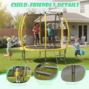 Advwin 8FT Trampoline for Kids with Safety Net