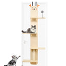 Advwin 4-Levels Vertical Door Hanging Cat Shelf