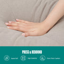 Advwin 3 Seater Sofa Lounge Set Beige