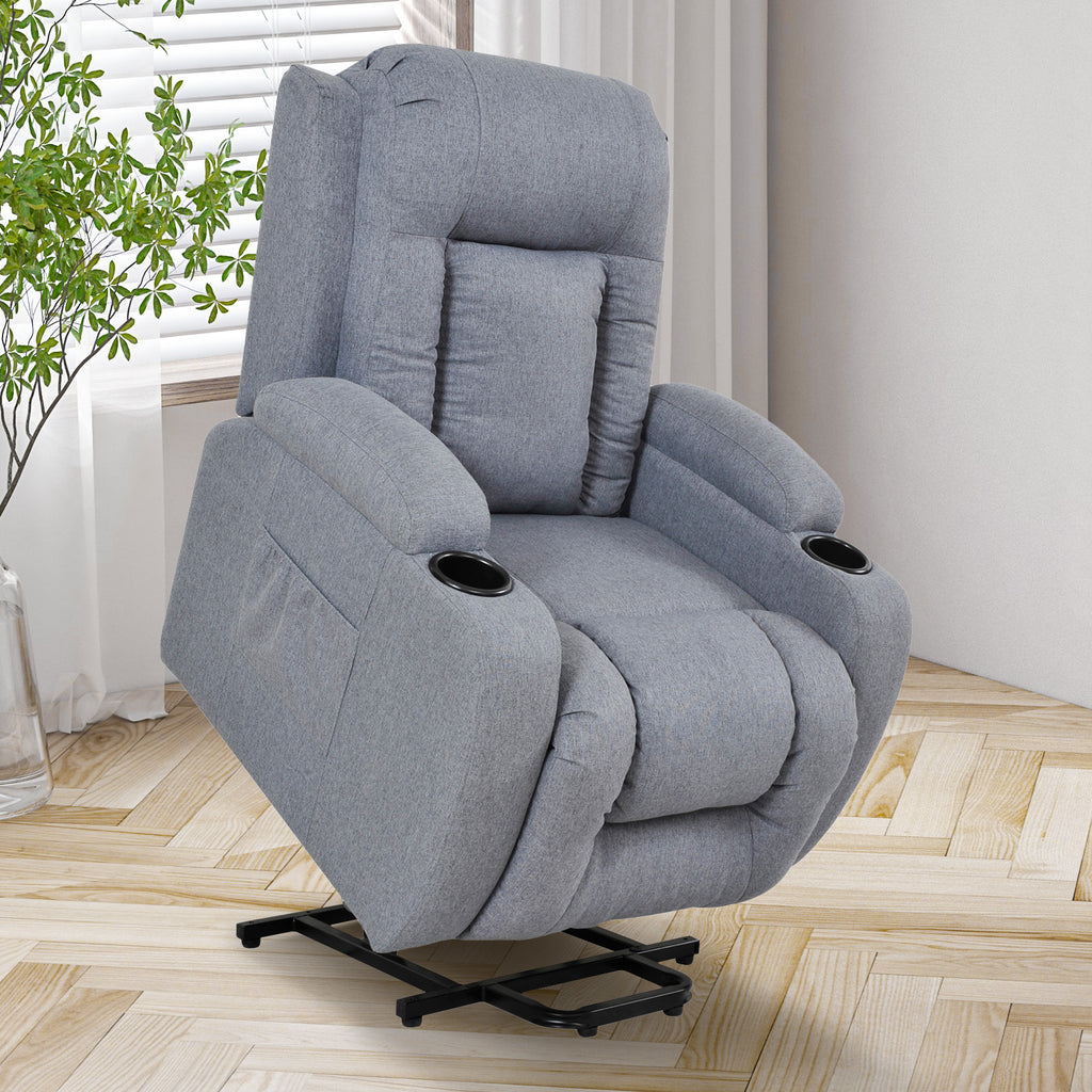 Grey recliner massage chair cheap